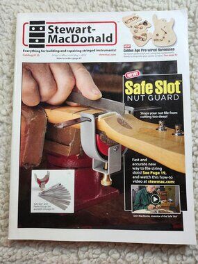 Stewart-MacDonald Catalog #135 Guitar Luthier Tools Magazine 2014 Used Creases
